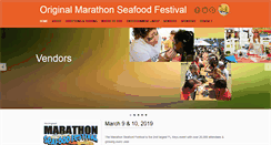Desktop Screenshot of marathonseafoodfestival.com