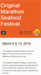 Mobile Screenshot of marathonseafoodfestival.com